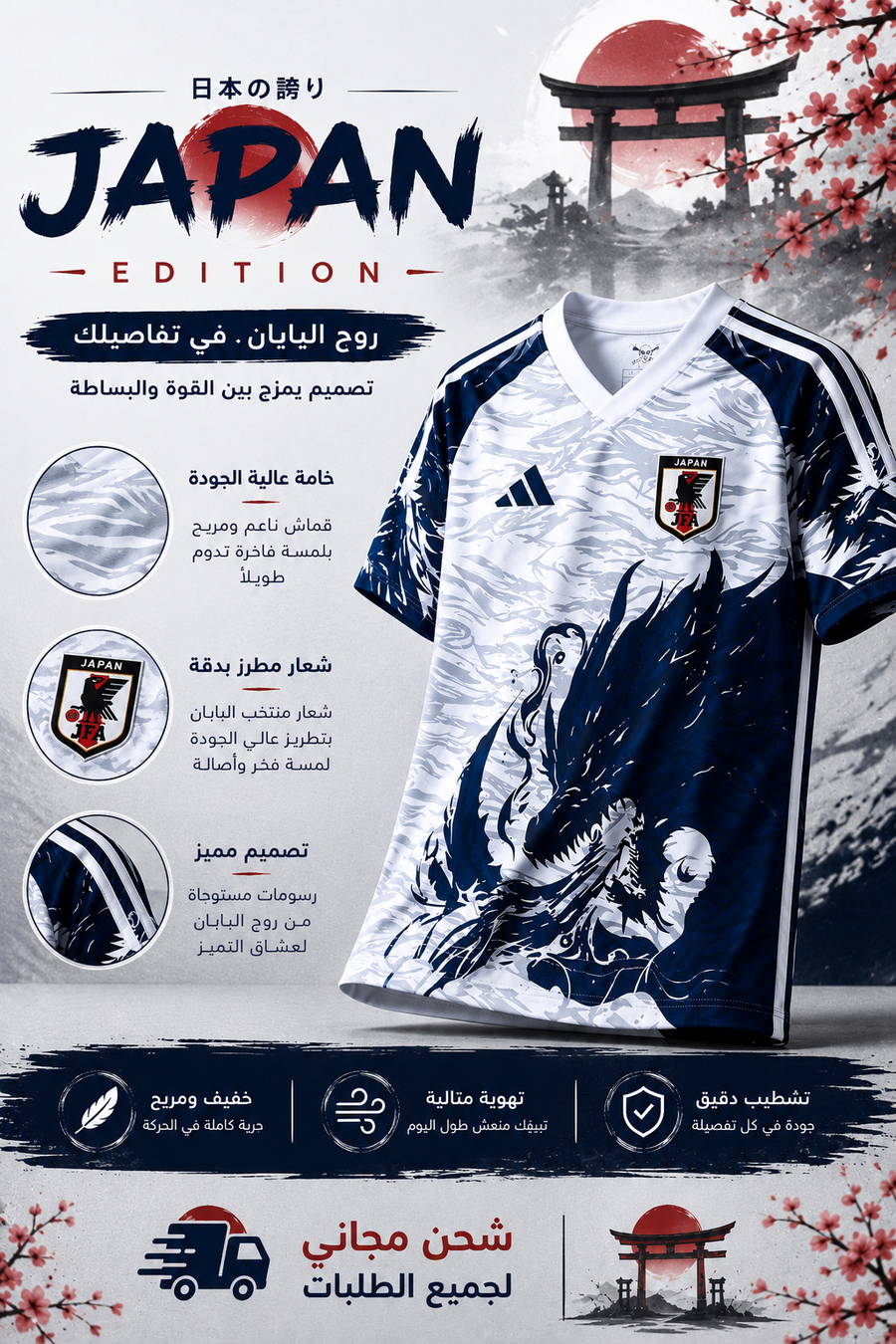 تيشرت يابان التنين ❤️